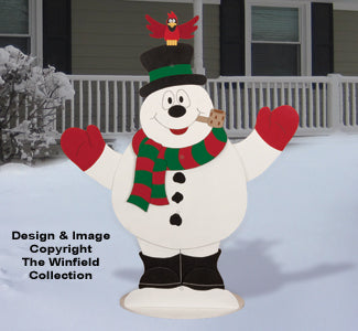 Outdoor Dancing Snowman Pattern - The Winfield Collection