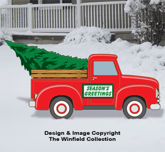 Red Truck Changeable Display and Cargo Pattern Set - The Winfield Collection