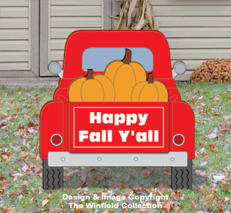 Red Truck Changeable Display Pattern #2 - The Winfield Collection