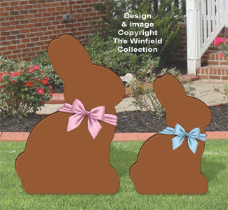 Milk Chocolate Bunnies Pattern - The Winfield Collection