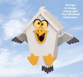 Goofy Gull Birdhouse Pattern - The Winfield Collection