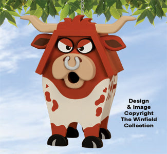 Livid Longhorn Birdhouse Pattern - The Winfield Collection
