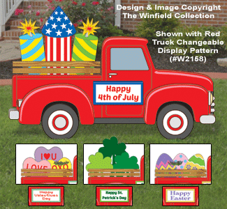 Red Truck Cargo #2 Pattern Set - The Winfield Collection