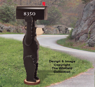 Bear Mailbox Post Pattern - The Winfield Collection