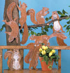 Yard Squirrels Woodcrafting Pattern - The Winfield Collection