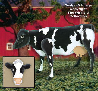 Standing Life-Size Cow Wood Plan - The Winfield Collection