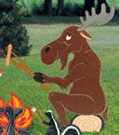 Campfire Moose Woodcrafting Plan - The Winfield Collection