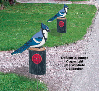 Blue Jay Driveway Marker Pattern(F) - The Winfield Collection
