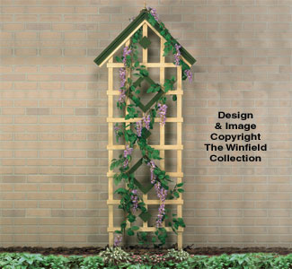 Gabled Lattice Woodcrafting Pattern - The Winfield Collection