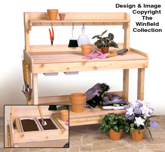 Potting Bench Woodworking Plan - The Winfield Collection