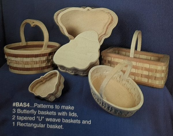 Wooden Baskets Designs #4 (F) - The Winfield Collection