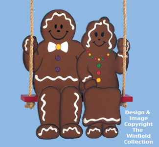 Swinging Gingerbread Couple Pattern(F)