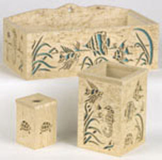 Under The Sea Desk Set Project Patterns(F) - The Winfield Collection