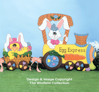 Easter Egg Express Woodcraft Pattern - The Winfield Collection