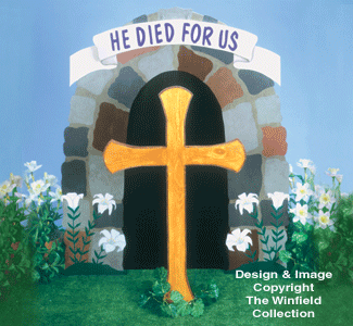 He Is Risen Woodcraft Pattern - The Winfield Collection