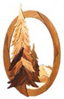 God's Country Oval Intarsia Project Pattern - The Winfield Collection