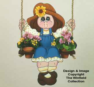 Mary The Garden Swinger Woodcraft Pattern