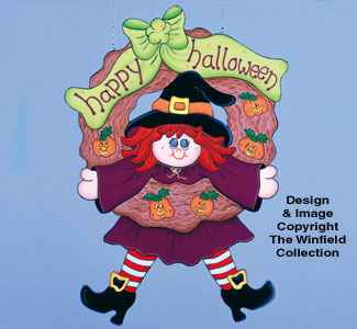 Swinging Witch Woodcraft Pattern(F)