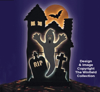 Glowing Graveyard Woodcraft Pattern - The Winfield Collection