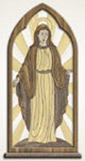 Mary - Mother of God Intarsia Project Pattern - The Winfield Collection