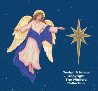 Nativity Star & Angel Woodcraft Patterns - The Winfield Collection