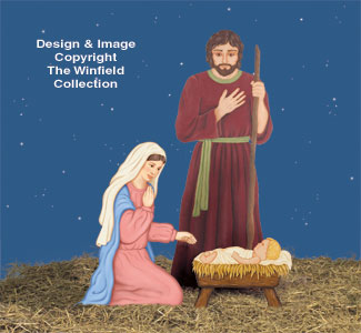 Holy Family Woodcraft Pattern Set - The Winfield Collection