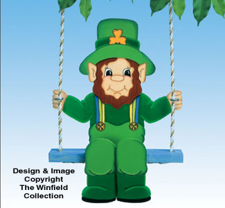 Swingin' Leprechaun Woodcraft Pattern(F) - The Winfield Collection