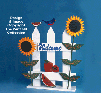 Picket Fences Woodcraft Pattern - The Winfield Collection