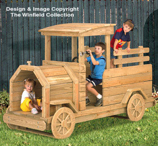 Truck Play Structure Wood Plans - The Winfield Collection