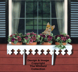 Window Box Woodcraft Pattern(F) - The Winfield Collection