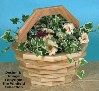 Patio Baskets Wood Pattern - The Winfield Collection