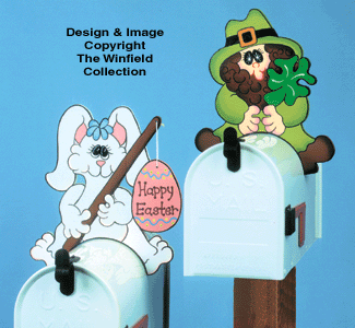 Holiday Mailbox Greeters Wood Pattern - The Winfield Collection