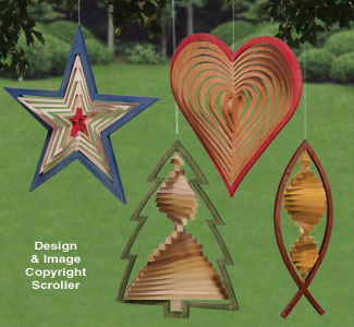 Wind Whirler Pattern Set (7298, 7300, 7301 & 7302SC) - The Winfield Collection