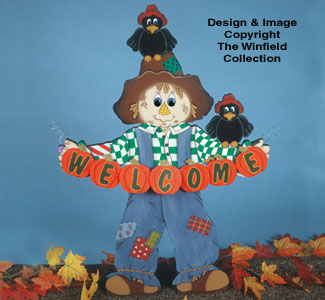 Fall Welcome Sign Woodcraft Pattern - The Winfield Collection