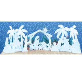 Table Top Nativity Woodcraft Pattern - The Winfield Collection