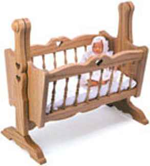 Doll Cradle Woodworking Plan