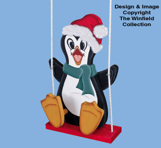 Swingin' Penguin Woodcrafting Pattern - The Winfield Collection