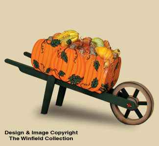 Pumpkin Wheelbarrow Wood Pattern