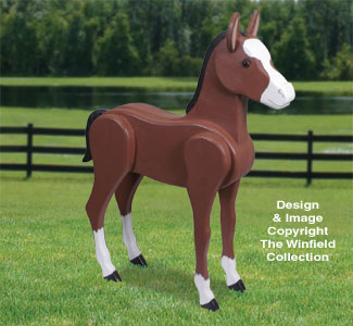 3D Life-Size Colt Woodcrafting Pattern - The Winfield Collection