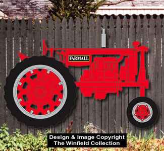 Large Farmall Tractor Woodcraft Pattern