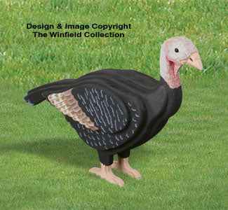 3D Life Size Female Turkey Woodcrafting Pattern