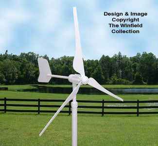 Mini Wind Generator Wood Pattern - The Winfield Collection