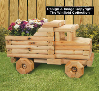 Landscape Timber Dump Truck Planter Plans - The Winfield Collection