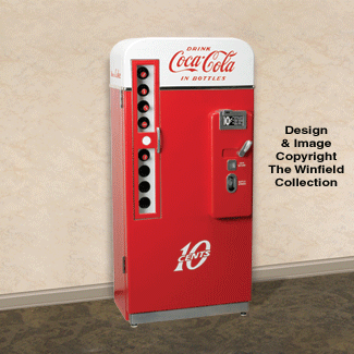 Antique Soda Machine Woodworking Plan - The Winfield Collection