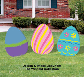 Enormous Eggs Woodworking Pattern - The Winfield Collection