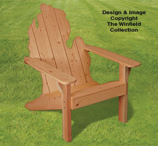 Adirondack MICHIGAN Chair Plans - The Winfield Collection