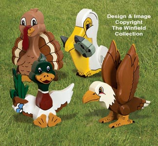 Layered 3D Baby Birds Pattern - The Winfield Collection