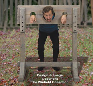 Stockade Photo Op Wood Plans - The Winfield Collection