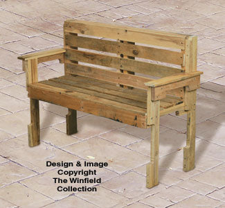 Pallet Wood Bench Plan - The Winfield Collection