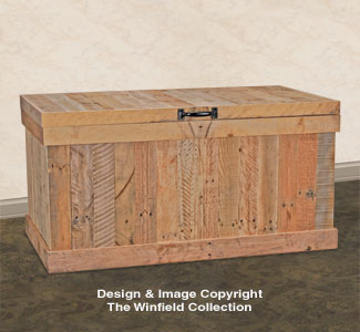 Pallet Wood Storage Chest Plan - The Winfield Collection